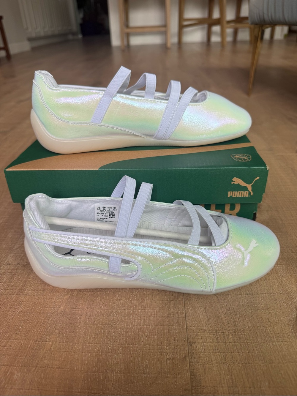 PUMA Speedcat' pearl White Ballet sneaker Shoes new in box size wome’a 6